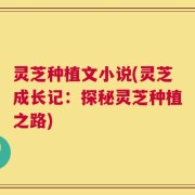 灵芝种植文小说(灵芝成长记：探秘灵芝种植之路)