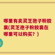 哪里有卖灵芝孢子粉胶囊(灵芝孢子粉胶囊在哪里可以购买？)