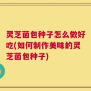 灵芝菌包种子怎么做好吃(如何制作美味的灵芝菌包种子)