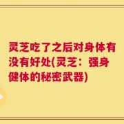灵芝吃了之后对身体有没有好处(灵芝：强身健体的秘密武器)
