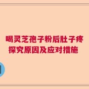 喝灵芝孢子粉后肚子疼 探究原因及应对措施