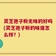 灵芝孢子粉无味的好吗(灵芝孢子粉的味道怎么样？)