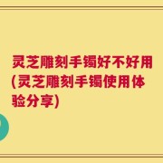 灵芝雕刻手镯好不好用(灵芝雕刻手镯使用体验分享)