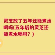 灵芝放了五年还能煮水喝吗(五年后的灵芝还能煮水喝吗？)
