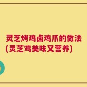 灵芝烤鸡卤鸡爪的做法(灵芝鸡美味又营养)