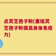 点灵芝孢子粉(重组灵芝孢子粉提高身体免疫力)