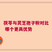 茯苓与灵芝孢子粉对比 哪个更具优势