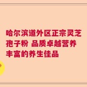 哈尔滨道外区正宗灵芝孢子粉 品质卓越营养丰富的养生佳品