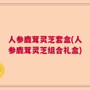 人参鹿茸灵芝套盒(人参鹿茸灵芝组合礼盒)