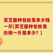 灵芝菌种包批发多少钱一斤(灵芝菌种包批发价格一斤是多少？)