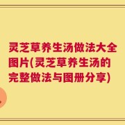 灵芝草养生汤做法大全图片(灵芝草养生汤的完整做法与图册分享)