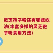 灵芝孢子粉还有哪些吃法(丰富多样的灵芝孢子粉食用方法)