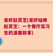 龙虾赵灵芝(龙虾姑娘赵灵芝：一个餐厅实习生的温馨故事)