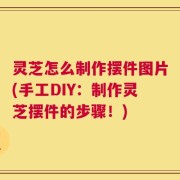灵芝怎么制作摆件图片(手工DIY：制作灵芝摆件的步骤！)