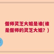偃师灵芝大姐是谁(谁是偃师的灵芝大姐？)