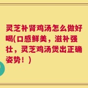 灵芝补肾鸡汤怎么做好喝(口感鲜美，滋补强壮，灵芝鸡汤煲出正确姿势！)