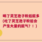 喝了灵芝孢子粉后屁多(吃了灵芝孢子粉后会产生大量的屁气？！)