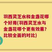 羽西灵芝水和金盏花哪个好用(羽西灵芝水与金盏花哪个更有效果？比较全面的对比)