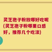 灵芝孢子粉放哪好吃呢(灵芝孢子粉哪里口感好，推荐几个吃法)