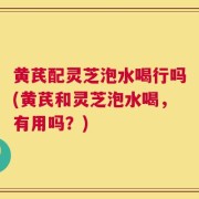 黄芪配灵芝泡水喝行吗(黄芪和灵芝泡水喝，有用吗？)