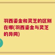 羽西鎏金和灵芝的区别在哪(羽西鎏金与灵芝的异同)