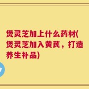 煲灵芝加上什么药材(煲灵芝加入黄芪，打造养生补品)