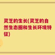 灵芝的生长(灵芝的自然生态圈和生长环境特征)