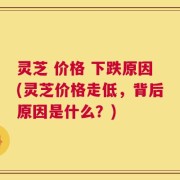 灵芝 价格 下跌原因(灵芝价格走低，背后原因是什么？)