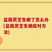盆栽灵芝生病了怎么办(盆栽灵芝生病应对方法)
