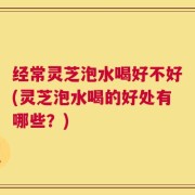 经常灵芝泡水喝好不好(灵芝泡水喝的好处有哪些？)