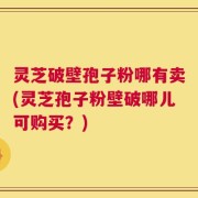 灵芝破壁孢子粉哪有卖(灵芝孢子粉壁破哪儿可购买？)