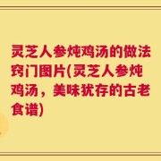 灵芝人参炖鸡汤的做法窍门图片(灵芝人参炖鸡汤，美味犹存的古老食谱)