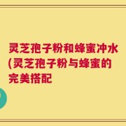 灵芝孢子粉和蜂蜜冲水(灵芝孢子粉与蜂蜜的完美搭配