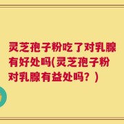 灵芝孢子粉吃了对乳腺有好处吗(灵芝孢子粉对乳腺有益处吗？)