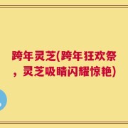 跨年灵芝(跨年狂欢祭，灵芝吸睛闪耀惊艳)