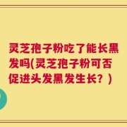 灵芝孢子粉吃了能长黑发吗(灵芝孢子粉可否促进头发黑发生长？)