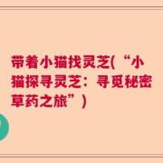 带着小猫找灵芝(“小猫探寻灵芝：寻觅秘密草药之旅”)