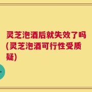 灵芝泡酒后就失效了吗(灵芝泡酒可行性受质疑)
