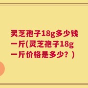 灵芝孢子18g多少钱一斤(灵芝孢子18g一斤价格是多少？)