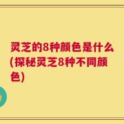 灵芝的8种颜色是什么(探秘灵芝8种不同颜色)