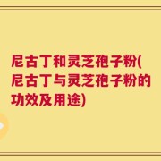 尼古丁和灵芝孢子粉(尼古丁与灵芝孢子粉的功效及用途)