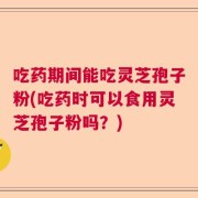 吃药期间能吃灵芝孢子粉(吃药时可以食用灵芝孢子粉吗？)