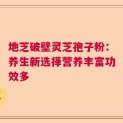 地芝破壁灵芝孢子粉：养生新选择营养丰富功效多