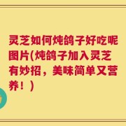 灵芝如何炖鸽子好吃呢图片(炖鸽子加入灵芝有妙招，美味简单又营养！)