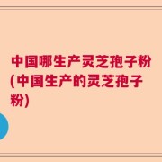 中国哪生产灵芝孢子粉(中国生产的灵芝孢子粉)