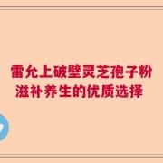 雷允上破壁灵芝孢子粉 滋补养生的优质选择
