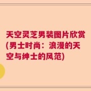 天空灵芝男装图片欣赏(男士时尚：浪漫的天空与绅士的风范)
