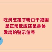 吃灵芝孢子粉口干犯困 是正常反应还是身体发出的警示信号