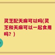 灵芝配天麻可以吗(灵芝和天麻可以一起食用吗？)
