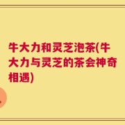 牛大力和灵芝泡茶(牛大力与灵芝的茶会神奇相遇)